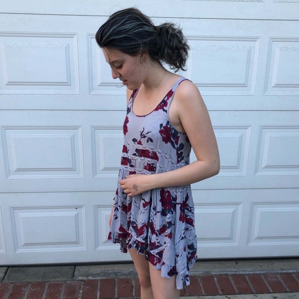 Free people dress (Voile and Lace Trapeze Slip)